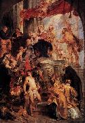 Peter Paul Rubens Virgin and Child Enthroned with Saints china oil painting artist